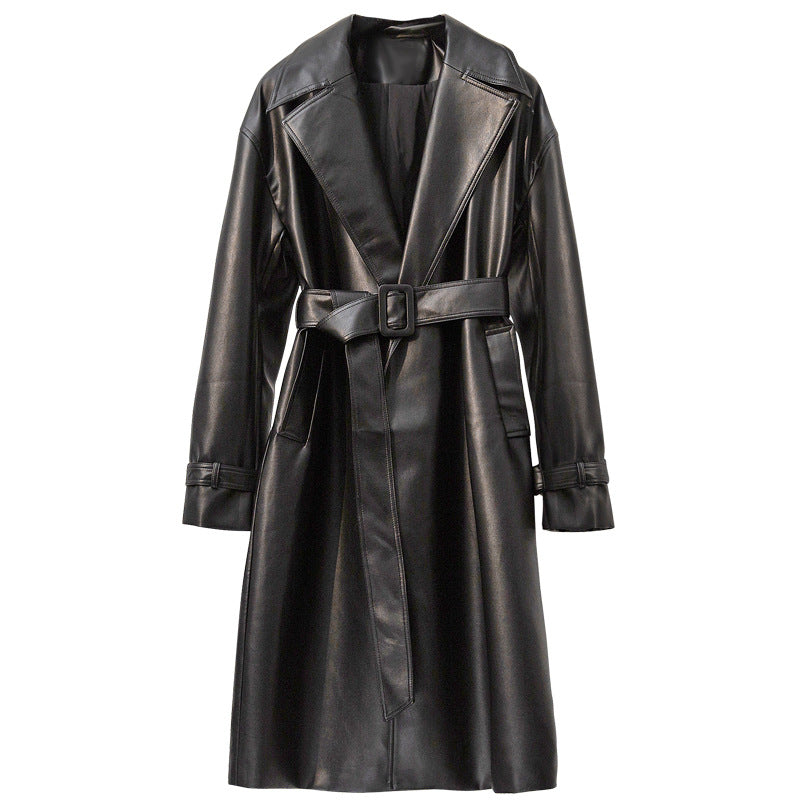 Thickened Plush Leather Jacket for Autumn and Winter Pi-Mart