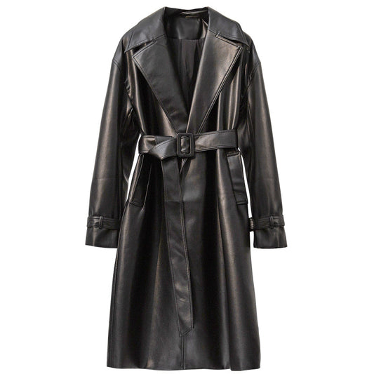 Thickened Plush Leather Jacket for Autumn and Winter Pi-Mart