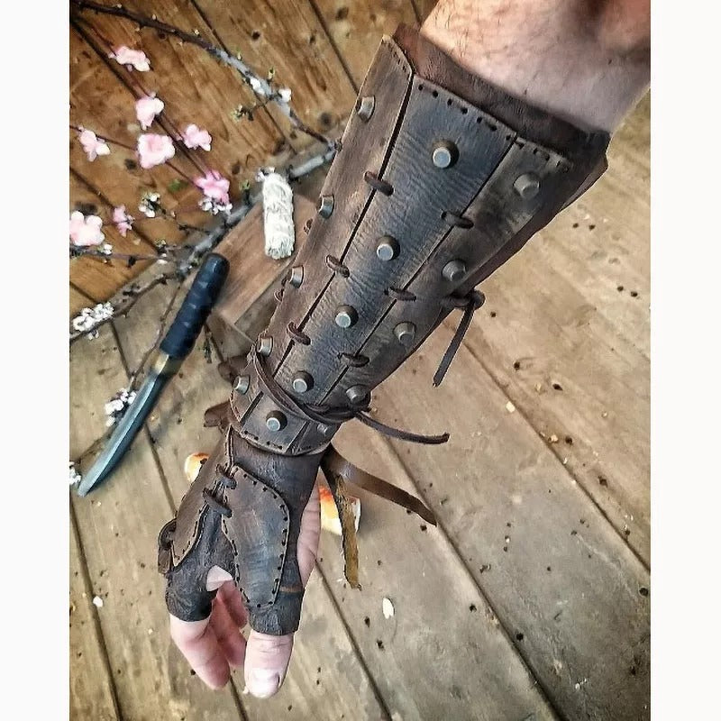 Rivet Lace-up Medieval New Retro Boxing Glove LuxuryLifeWay Online Store