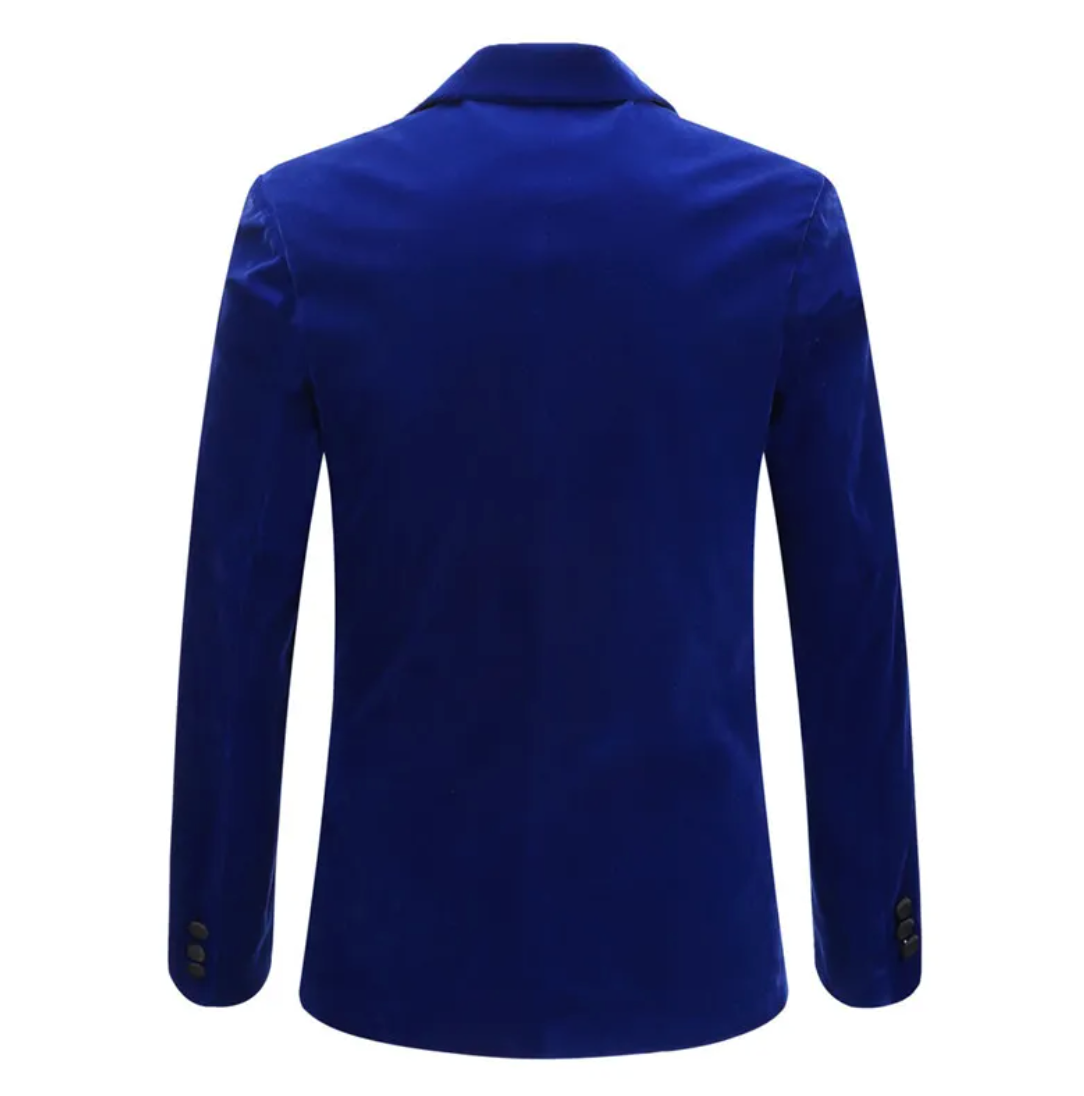 Velvet Burgundy Casual Suit Jacket Best YouTube Store