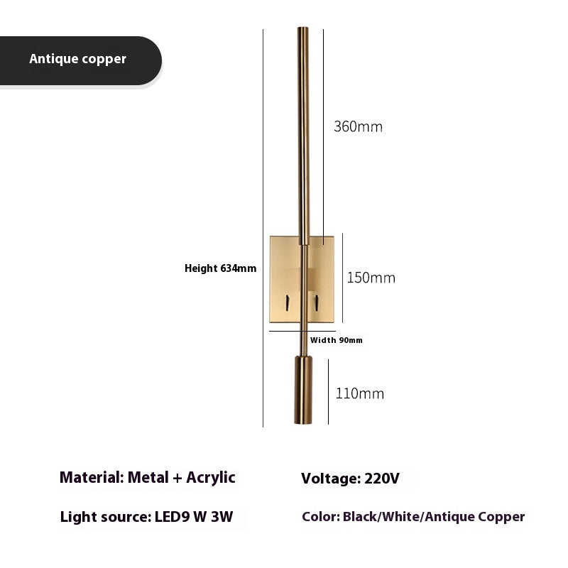 In Stock Minimalist Creative Decorative Moulding Wall Lamp PearlNestDecor.com