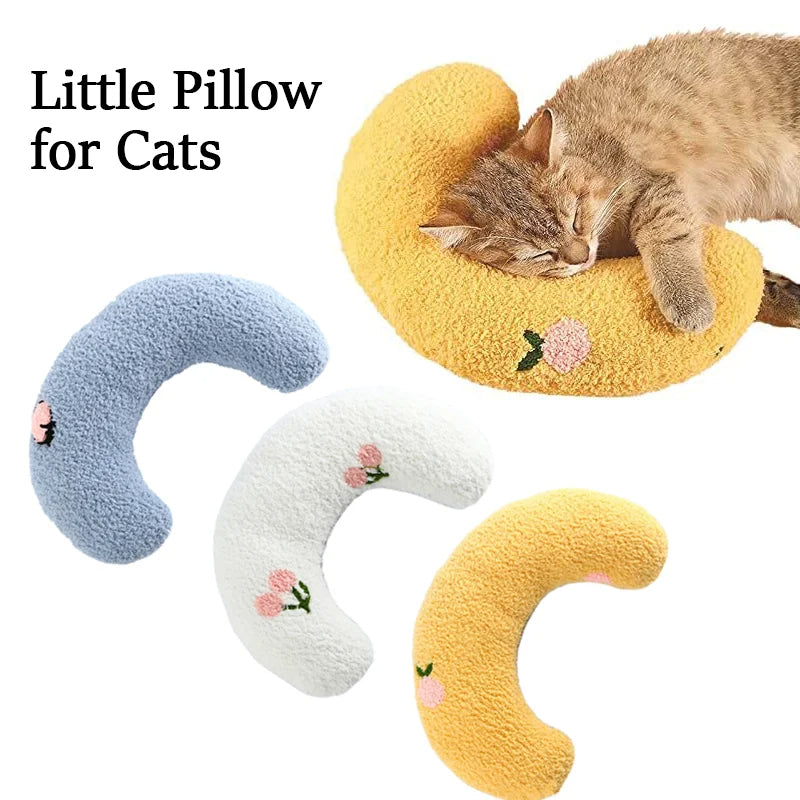 Little Pillow For Cats Fashion Neck Protector Deep Sleep Puppy U-Shaped Pillow Pets Pillow Kitten Headrest Dog Sleeping Pillow Pet Products Pets Fashion