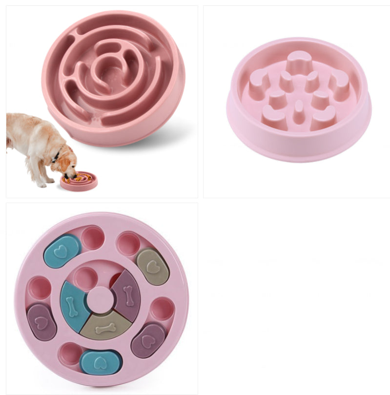 Pet Bowl Anti Choking Slow Feeding Puzzle Feeder Pets Fashion