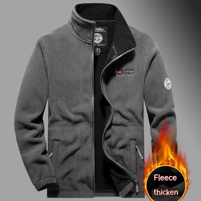 Men’s Double Layered Fleece Jacket Best YouTube Store