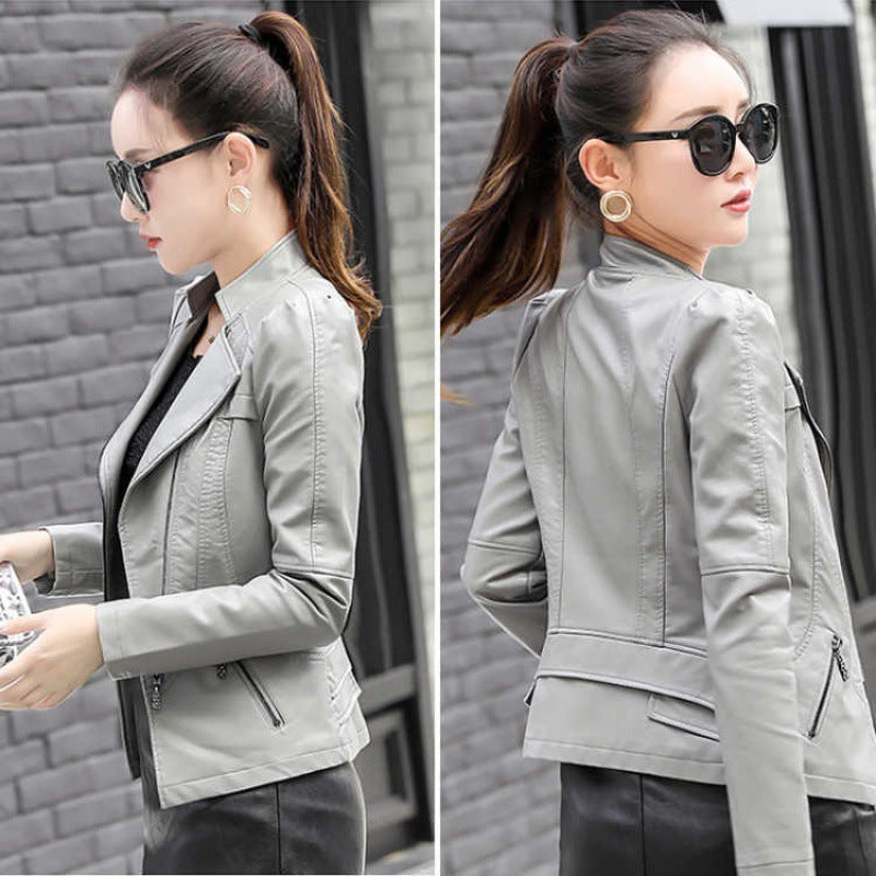 Stylish Motorcycle Leather Jacket NorixaFashion.com