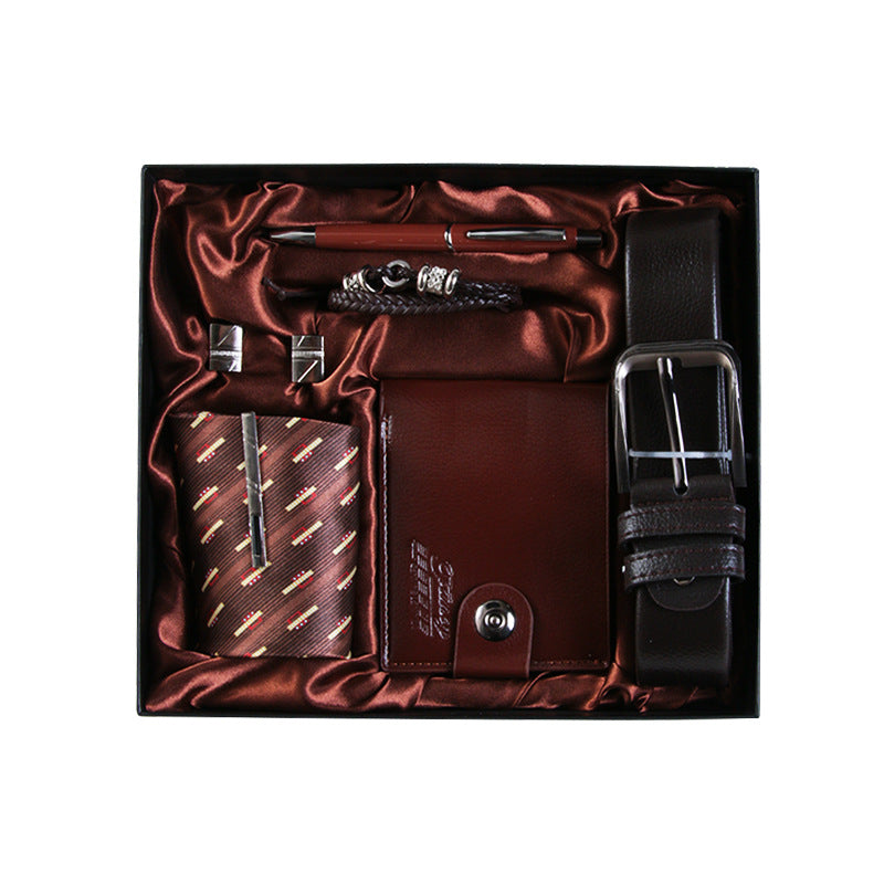 Cross-Border Men's Gift Business Gift Suit Belt Wallet For Boyfriend Valentine's Day Christmas Gift LadyShow.Store
