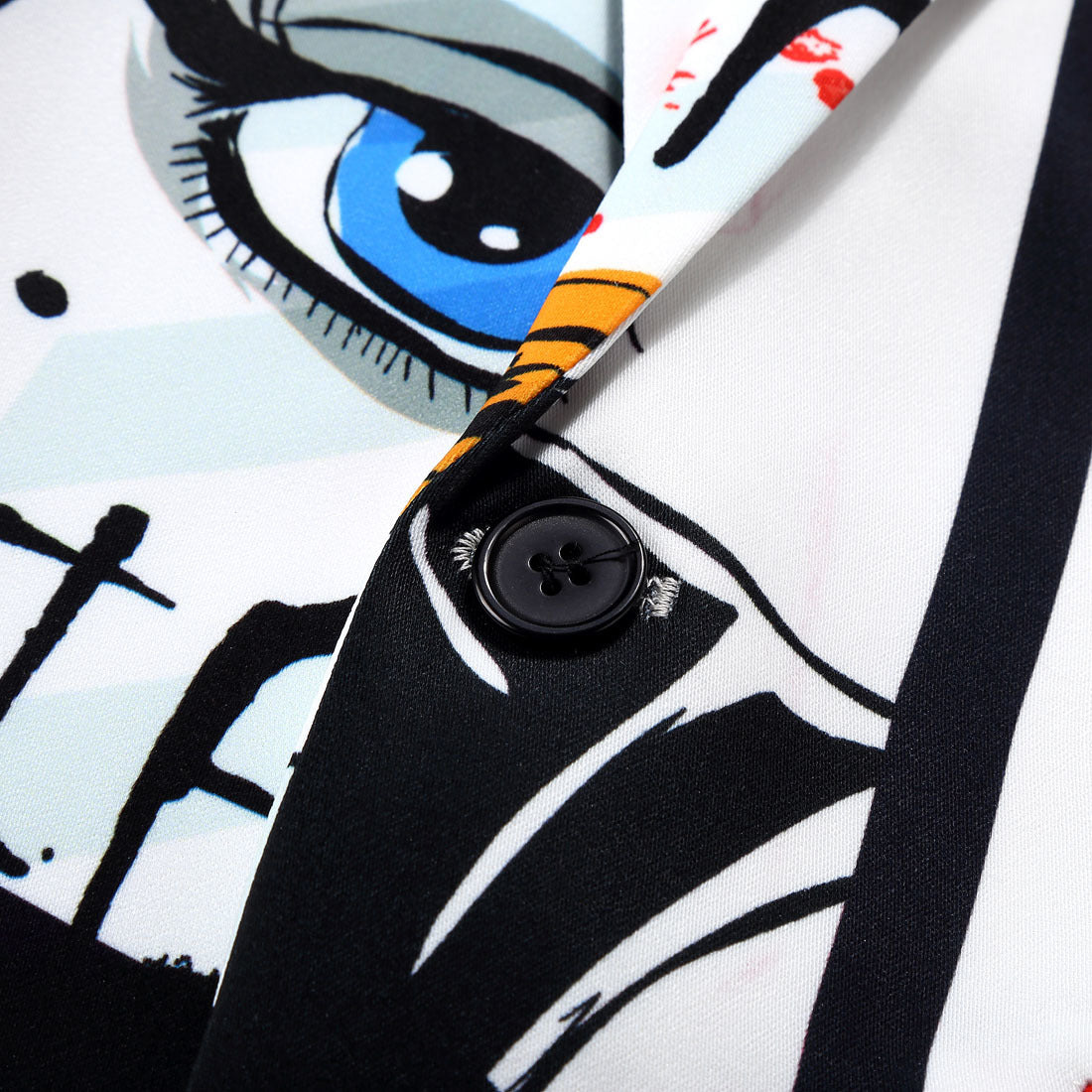 Graffiti Printed Suit Jacket Best YouTube Store