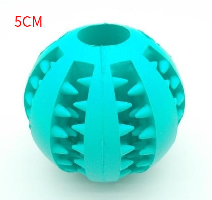 Pet Slow Feeder Dog Toy Cute Funny Rubber Dog Ball Toy Pets Fashion