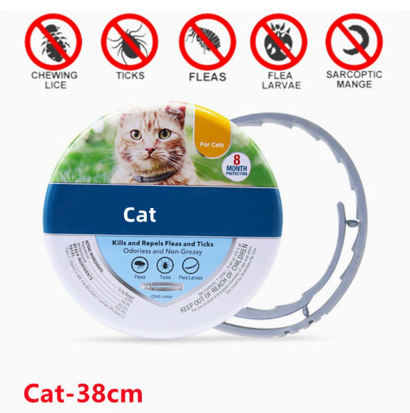 Pet Insect Repellent Small And Medium-sized Dogs And Cats Insect Repellent Collar Pets Fashion