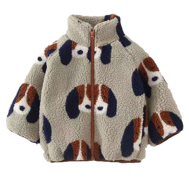 Girl Thickened Fleece Jacket For Kids LadyShow.Store