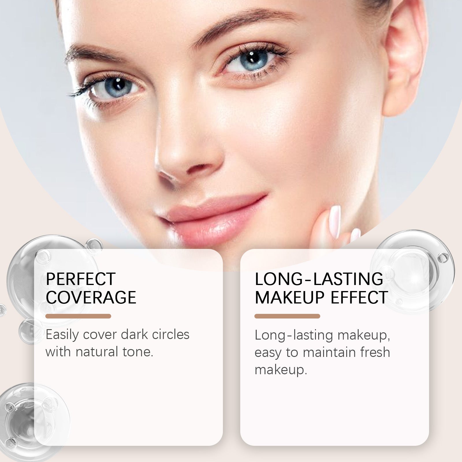 Concealer Light Texture Fit Smear-proof Makeup LadyShow.Store