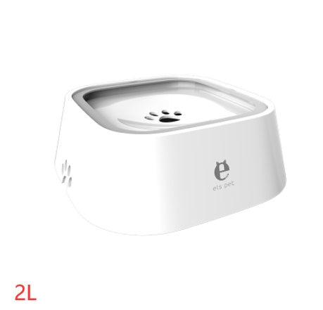 1.5L Cat Dog Water Bowl Carried Floating Bowl Anti-Overflow Slow Water Feeder Dispenser Pet Fountain ABS&PP Dog Supplies Pets Fashion