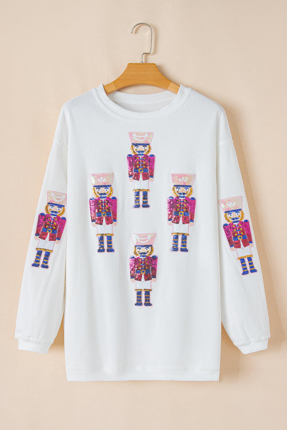 Aria Christmas Fashion Corded Sweatshirt LuxuryLifeWay Online Store