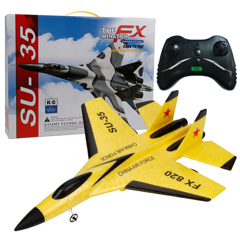 SU35 Remote Control AircraftFX820 remote control fighter fixed wing glide foam children's model airplane LuxuryLifeWay Online Store