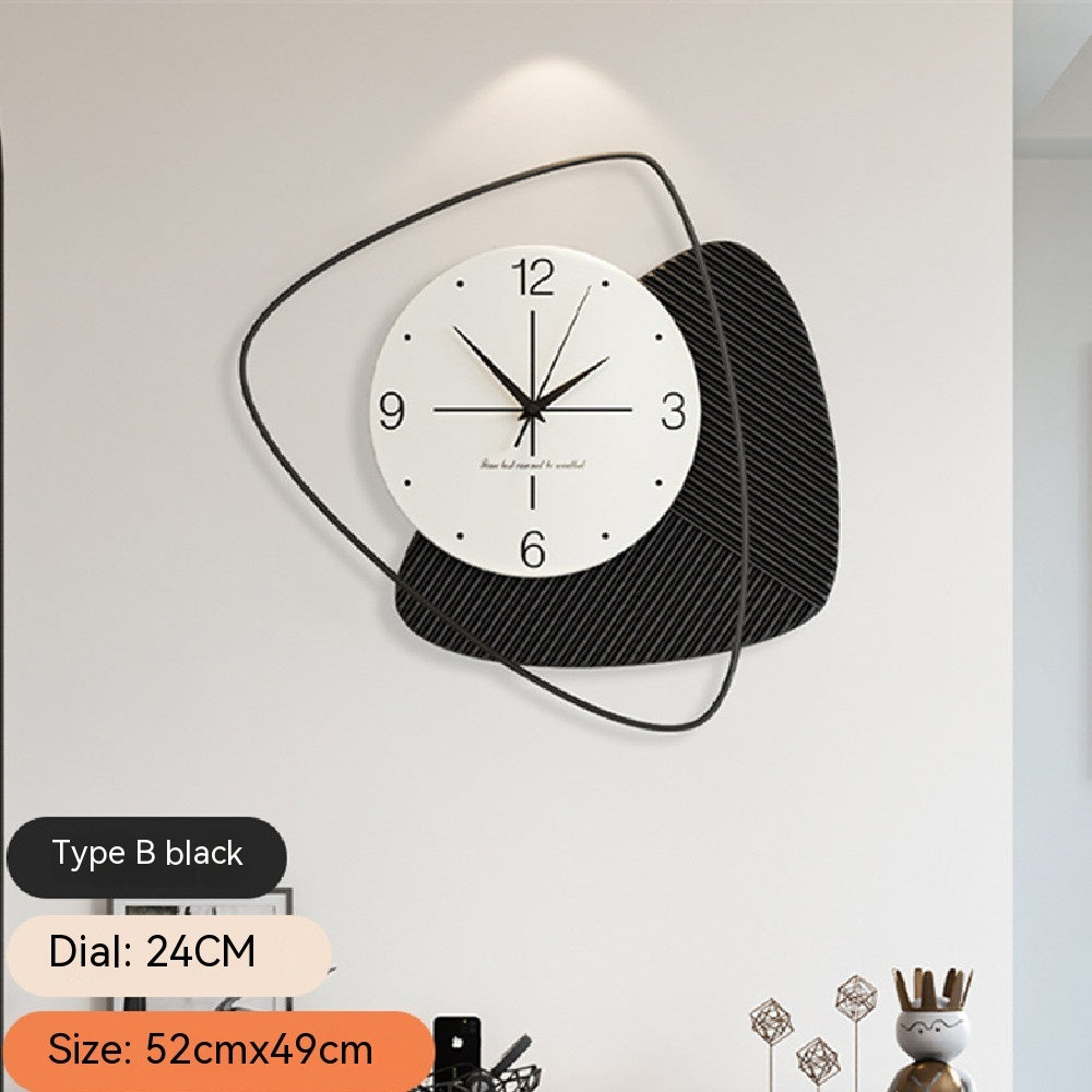 Art Decor Wall Clock Living Room Minimalist Clock PearlNestDecor.com