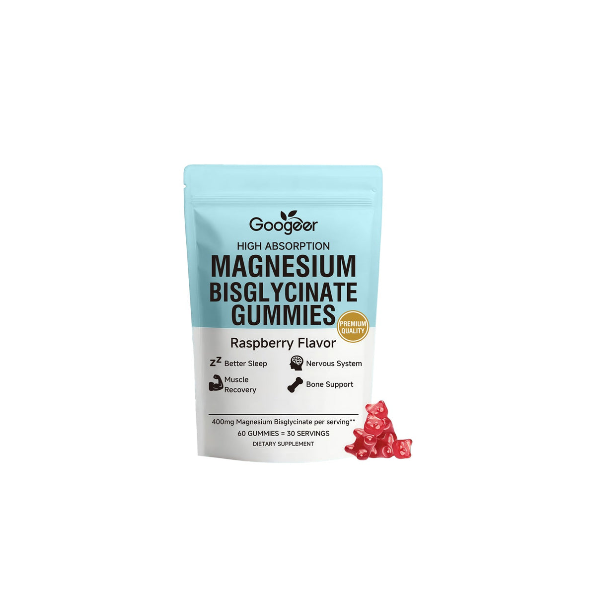 Glycine Magnesium Chocolate Input 60 Capsules Bag Tri Light Beauty