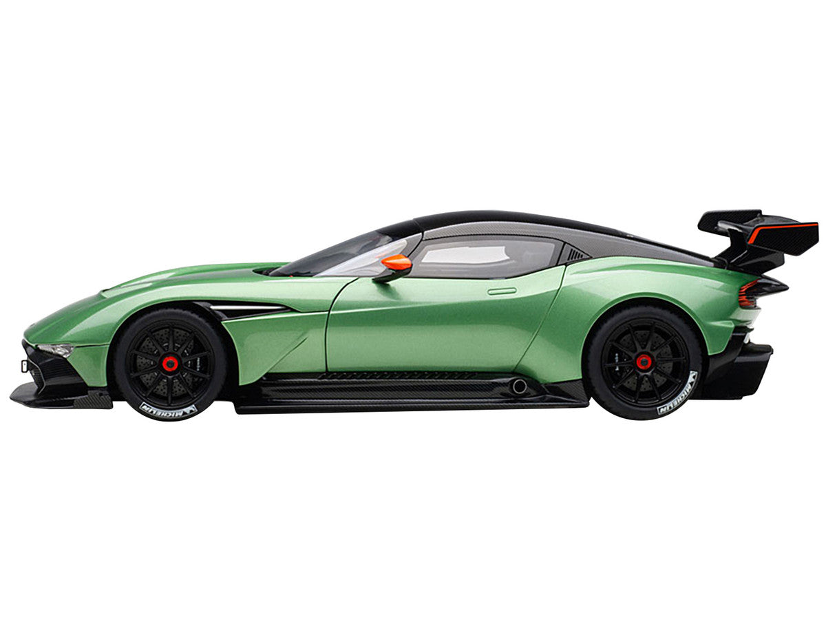 Aston Martin Vulcan Apple Tree Green Metallic with Orange Accents and Carbon Top 1/18 Model Car by Autoart LuxuryLifeWay Online Store