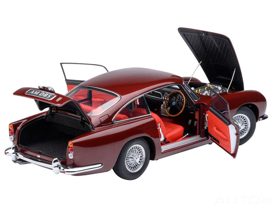 Aston Martin DB5 RHD (Right Hand Drive) Dubonnet Rosso Red Metallic 1/18 Model Car by Autoart LuxuryLifeWay Online Store
