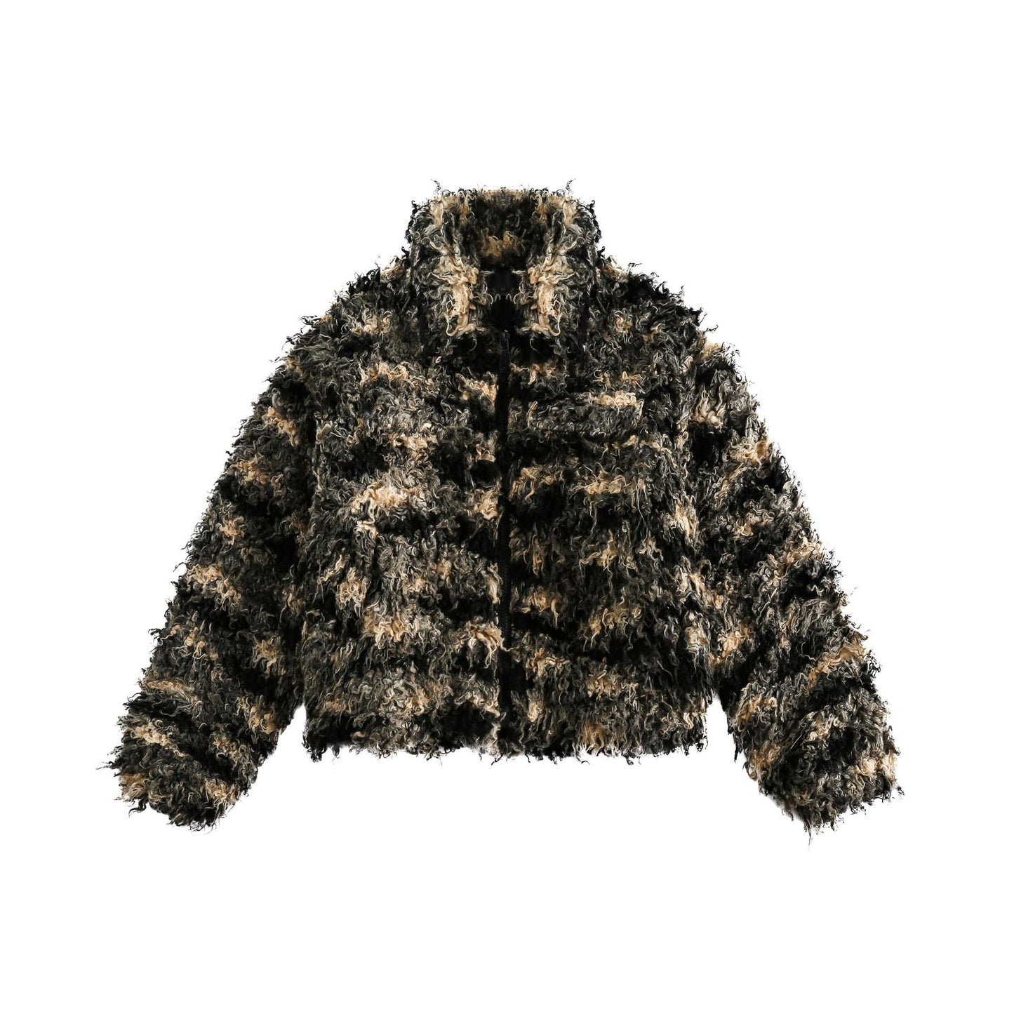 Short American Retro And Fashion All-matching High Quality Lamb Wool Coat Best YouTube Store