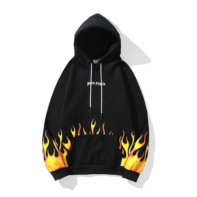 Flame hooded sweatshirt