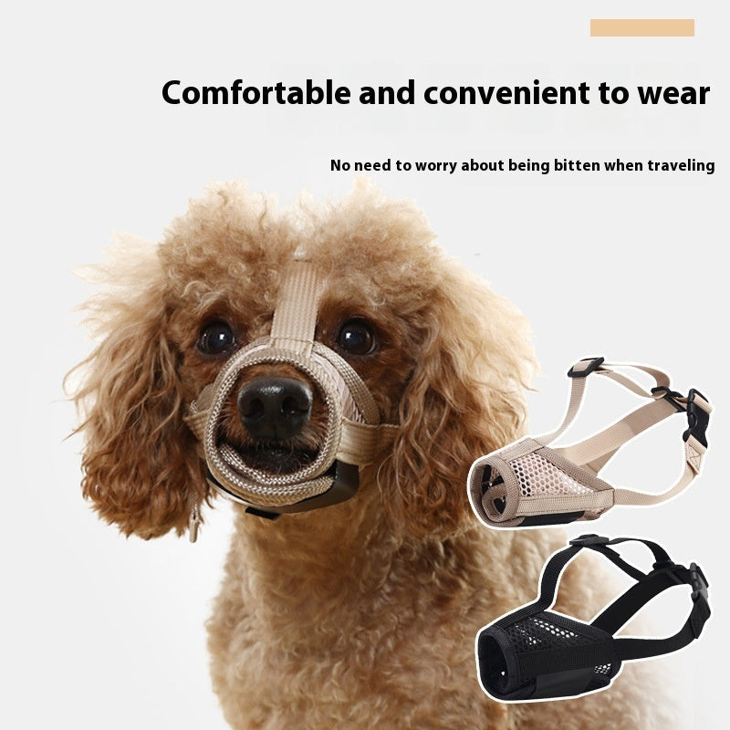Pet Dog Anti Food Anti Bite  Breathable Drinking Faucet Cage Pets Fashion