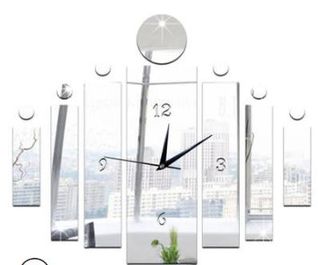 Creative DIY Clock Wall Stickers PearlNestDecor.com