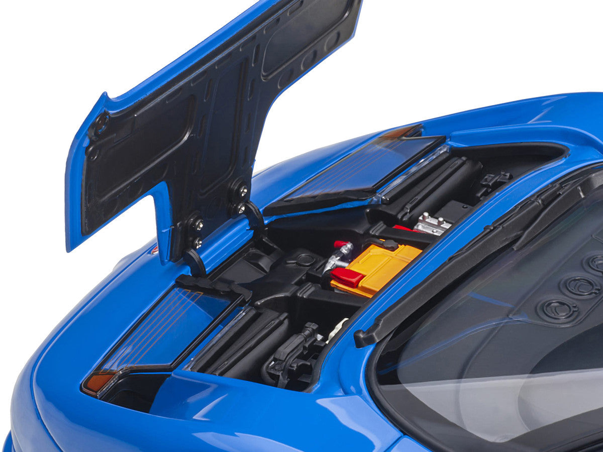 Bugatti EB110 SS Super Sport French Racing Blue with Silver Wheels 1/18 Model Car by Autoart LuxuryLifeWay Online Store