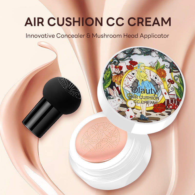 Beauty CC Cream Concealer Foundation With Mirror Powder Puff