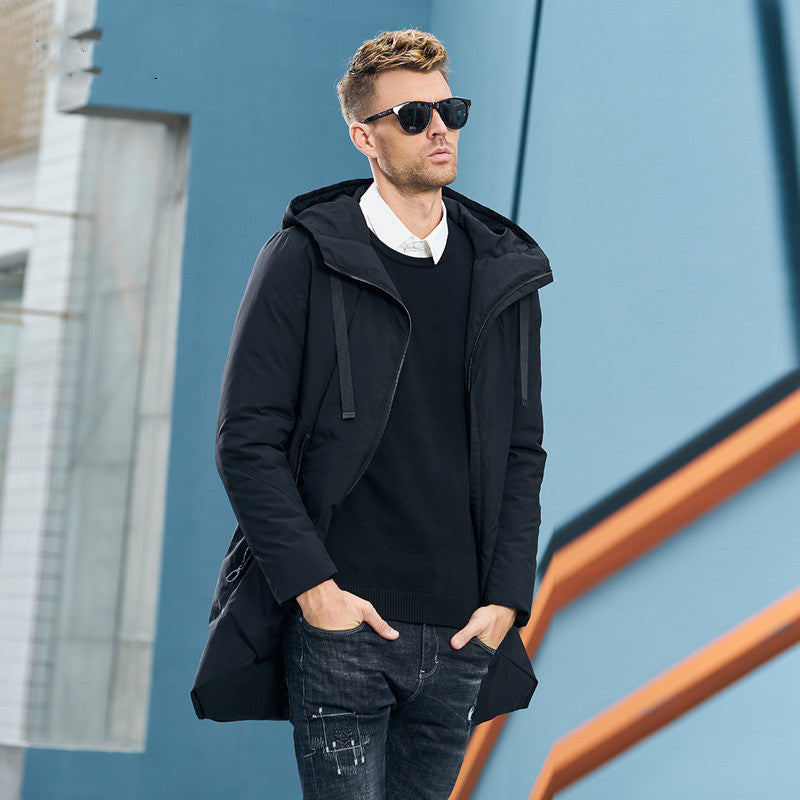 Men's Fashion Long Cotton Jacket - Winter New Arrival Pi-Mart
