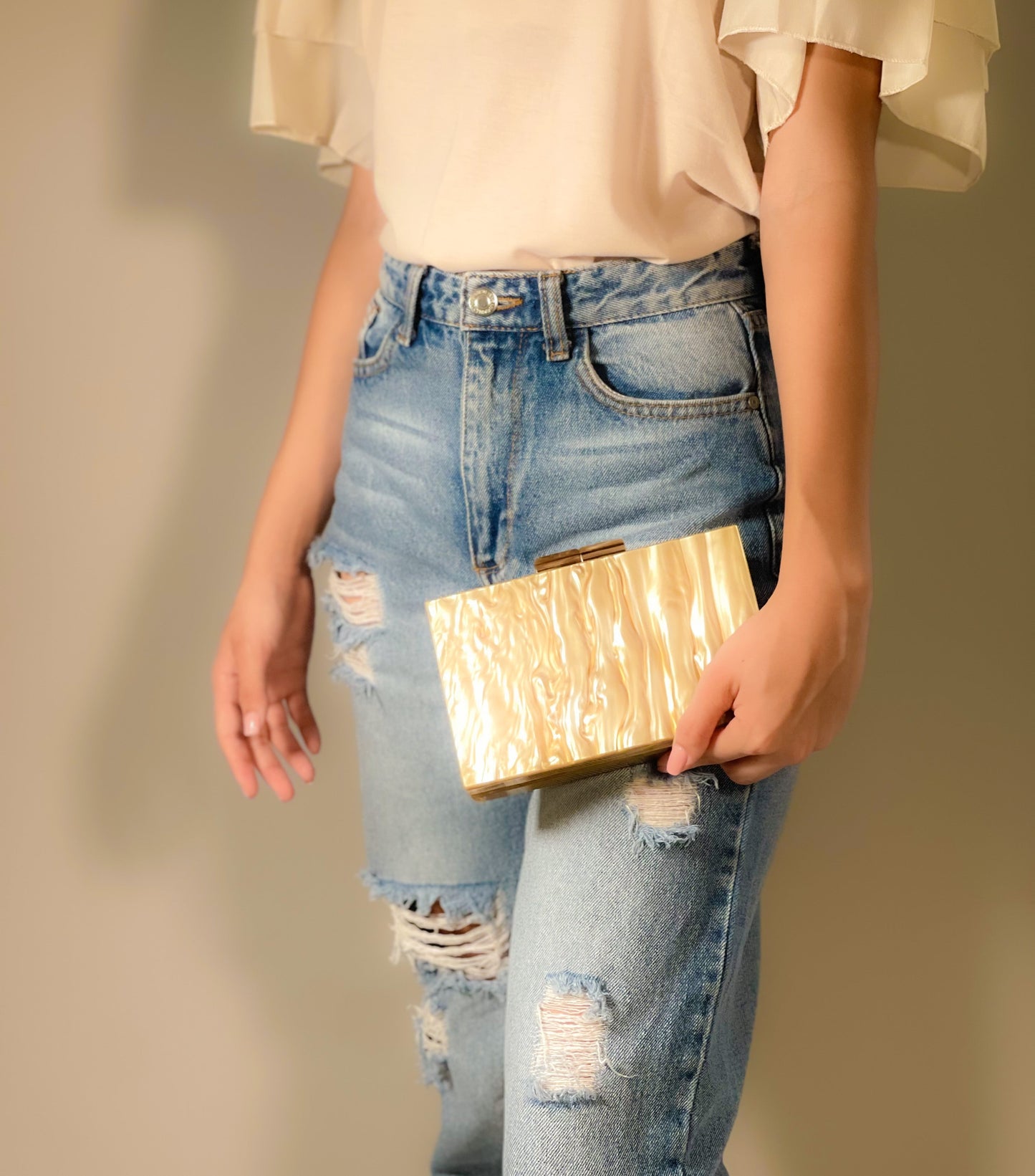 Luxe Clutch -Black LadyShow.Store