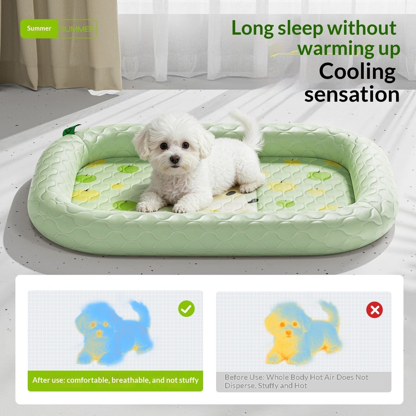 Cooling Ice Mat For Pet Cats And Dogs Pets Fashion