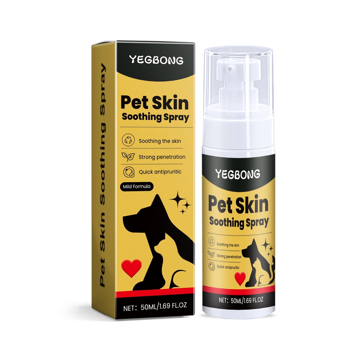 Pet Skin Care Spray Gentle Relief LadyShow.Store
