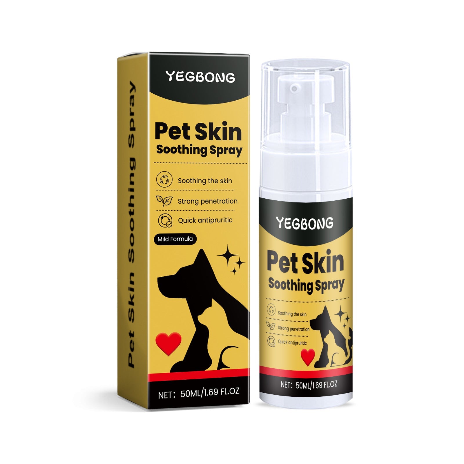 Pet Skin Care Spray Gentle Relief LadyShow.Store