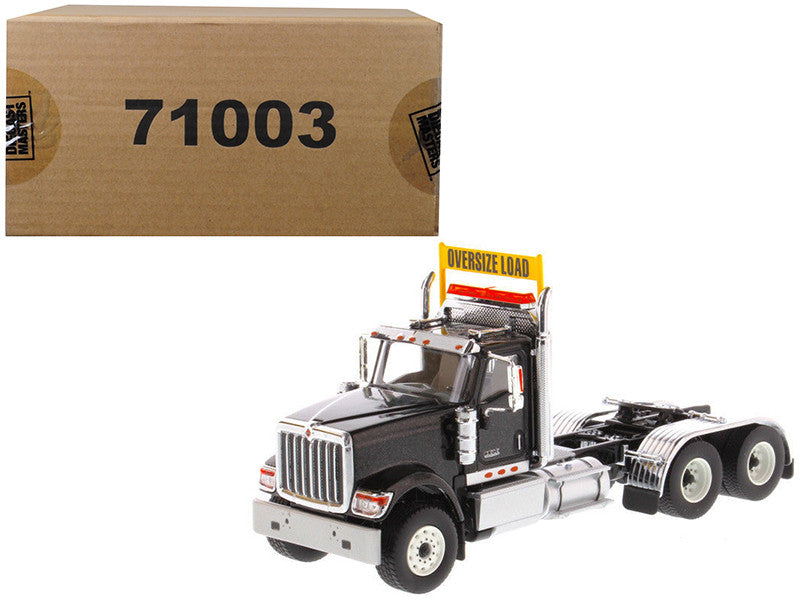 International HX520 Day Cab Tandem Tractor Black 1/50 Diecast Model by Diecast Masters LuxuryLifeWay Online Store