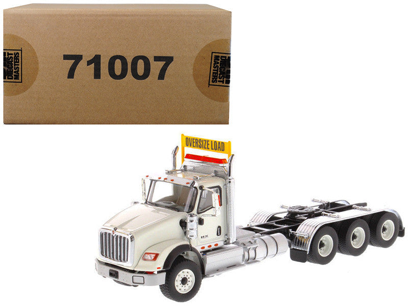 International HX620 Day Cab Tridem Tractor White 1/50 Diecast Model by Diecast Masters LuxuryLifeWay Online Store