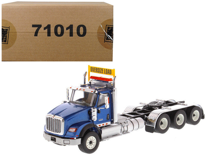 International HX620 Day Cab Tridem Tractor Blue 1/50 Diecast Model by Diecast Masters LuxuryLifeWay Online Store