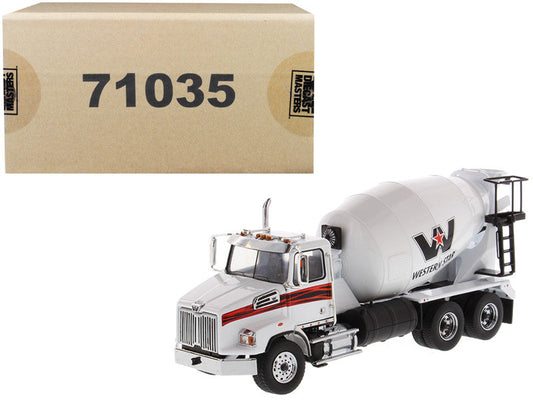 Western Star 4700 SB Concrete Mixer Truck White 1/50 Diecast Model by Diecast Masters LuxuryLifeWay Online Store