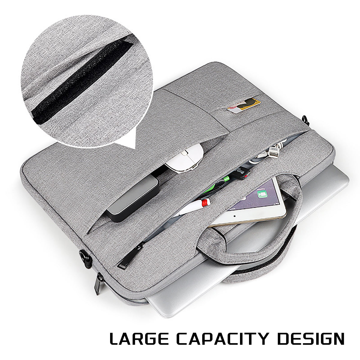 13-15.6 Inch Laptop Bag, Laptop Carrying Case Shoulder Strap Carrying Briefcase, Business Leisure Or School Laptop Bag CJD