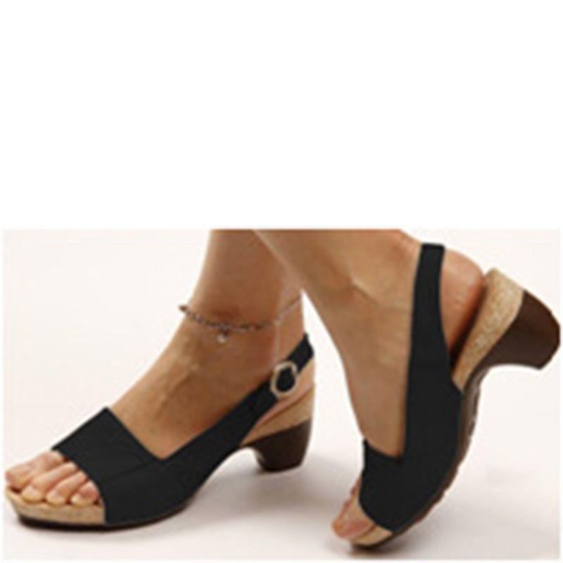 European And American Large Size Women's Wedge Heel Spring And Summer Casual Shoes LadyShow.Store