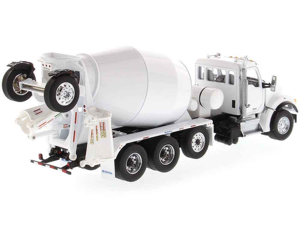Kenworth T880 SFFA with McNeilus Bridgemaster Concrete Mixer White "Transport Series" 1/50 Diecast Model by Diecast Masters LuxuryLifeWay Online Store