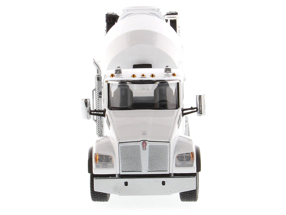 Kenworth T880 SFFA with McNeilus Bridgemaster Concrete Mixer White "Transport Series" 1/50 Diecast Model by Diecast Masters LuxuryLifeWay Online Store