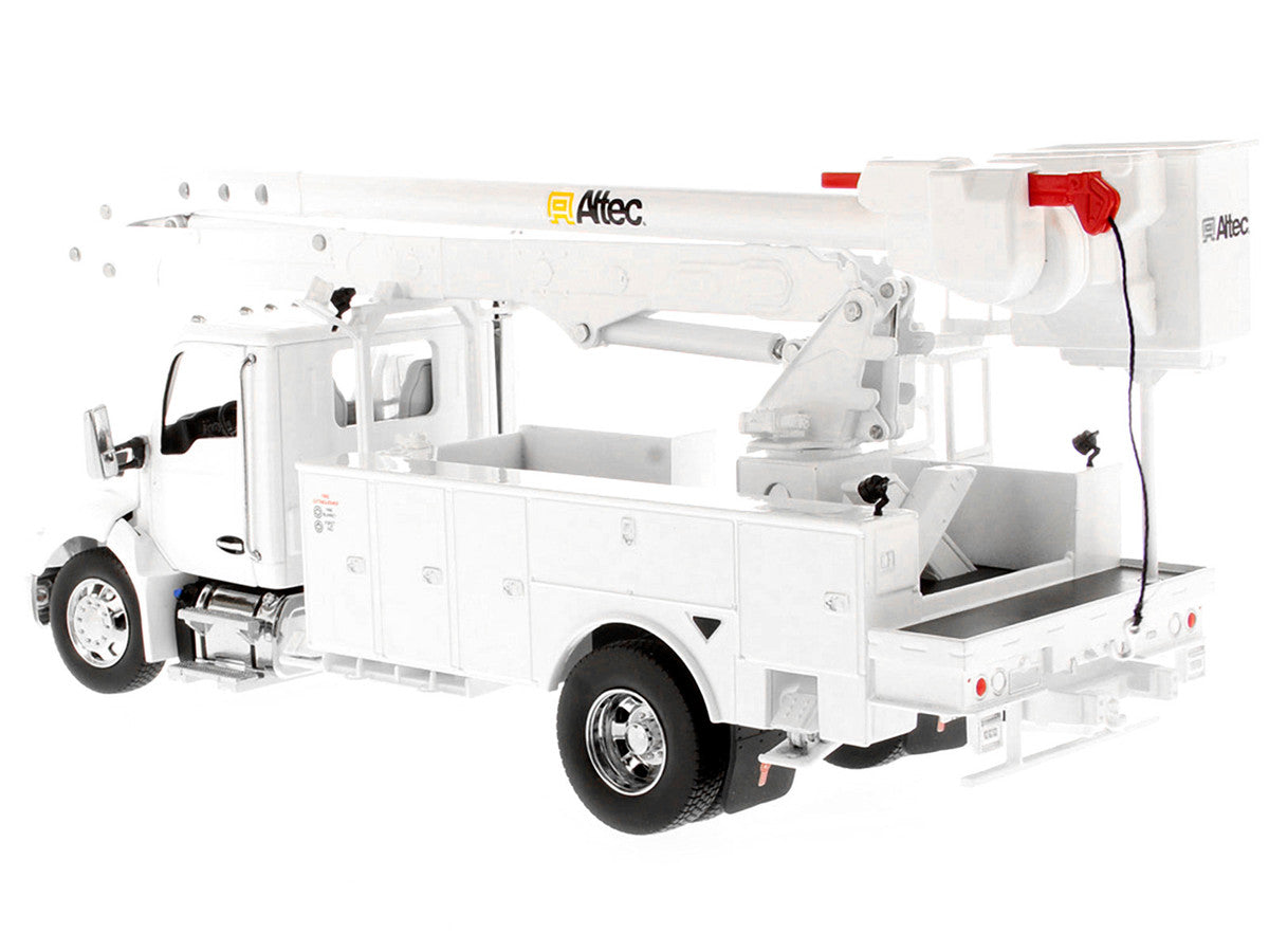 Kenworth T380 with Altec AA55 Aerial Service Truck White "Transport Series" 1/32 Diecast Model by Diecast Masters LuxuryLifeWay Online Store