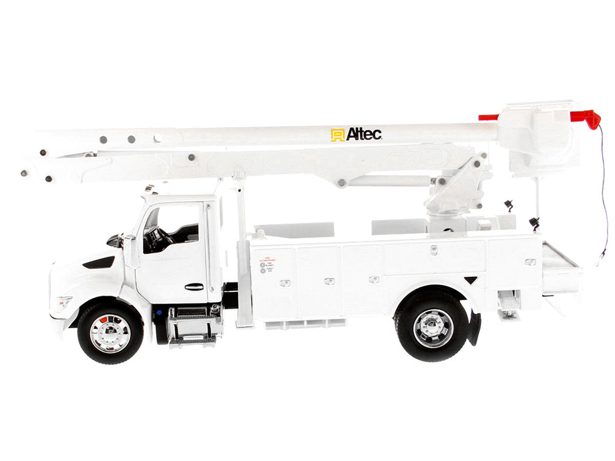 Kenworth T380 with Altec AA55 Aerial Service Truck White "Transport Series" 1/32 Diecast Model by Diecast Masters LuxuryLifeWay Online Store