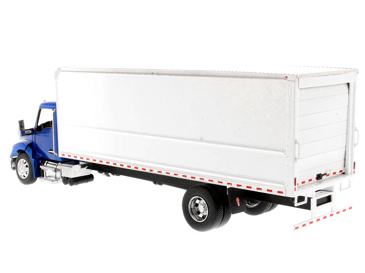 Kenworth T280 with Supreme Signature Van Truck Body Blue and White "Transport Series" 1/32 Diecast Model by Diecast Masters LuxuryLifeWay Online Store