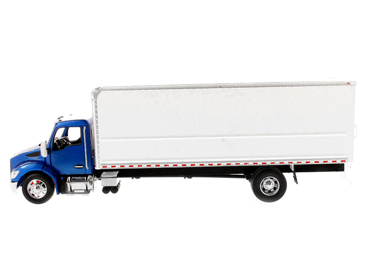 Kenworth T280 with Supreme Signature Van Truck Body Blue and White "Transport Series" 1/32 Diecast Model by Diecast Masters LuxuryLifeWay Online Store