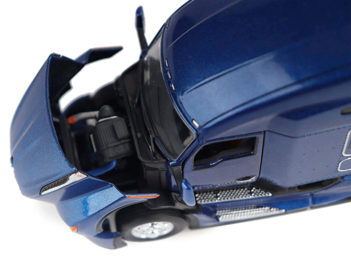 Kenworth T680 Truck Tractor Deep Cerulean Blue Metallic "Transport Series" 1/50 Diecast Model by Diecast Masters LuxuryLifeWay Online Store