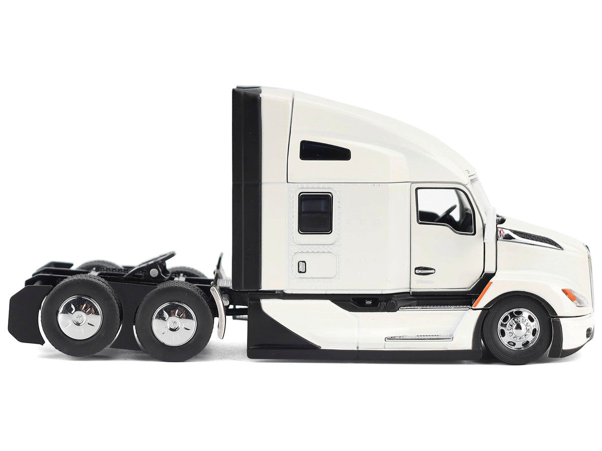 Kenworth T680 Truck Tractor Pearl White "Transport Series" 1/50 Diecast Model by Diecast Masters LuxuryLifeWay Online Store