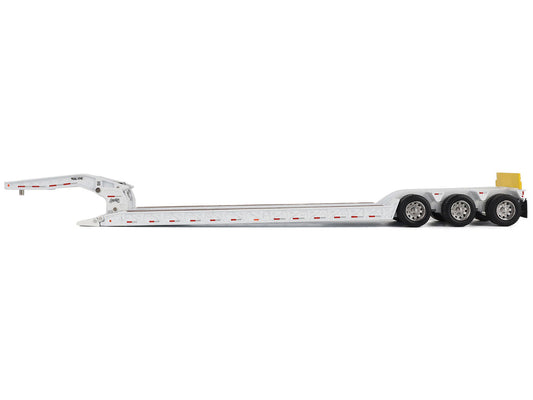 Trail King TK120 Hydraulic Detachable Gooseneck Lowboy Trailer White (Regular Version) "Transport Series" 1/50 Diecast Model by Diecast Masters LuxuryLifeWay Online Store