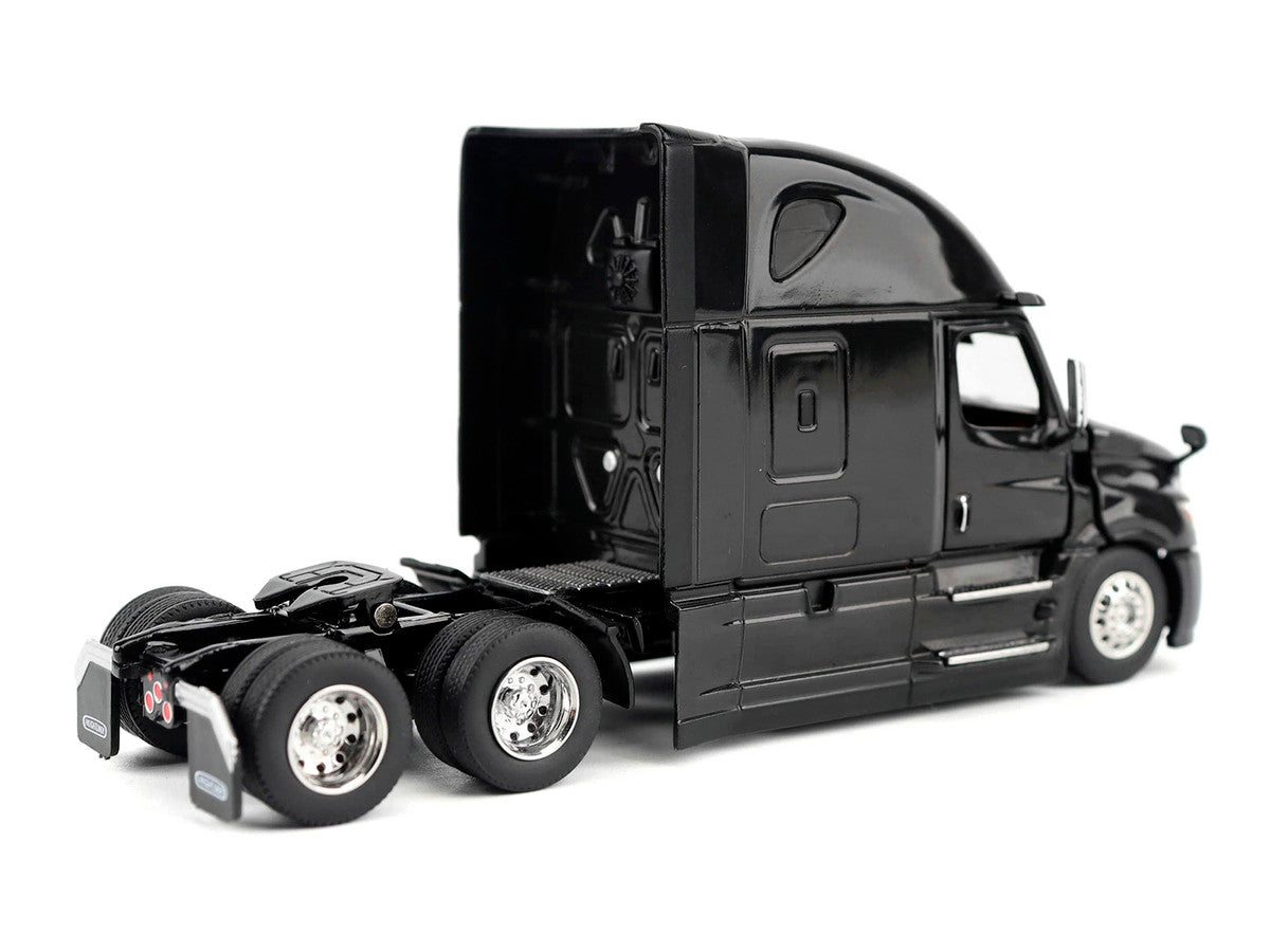 2025 Freightliner Cascadia Gen-5 Sleeper Cab Truck Tractor Night-Shift Black "Transport Series" 1/64 Diecast Model by Diecast Masters LuxuryLifeWay Online Store