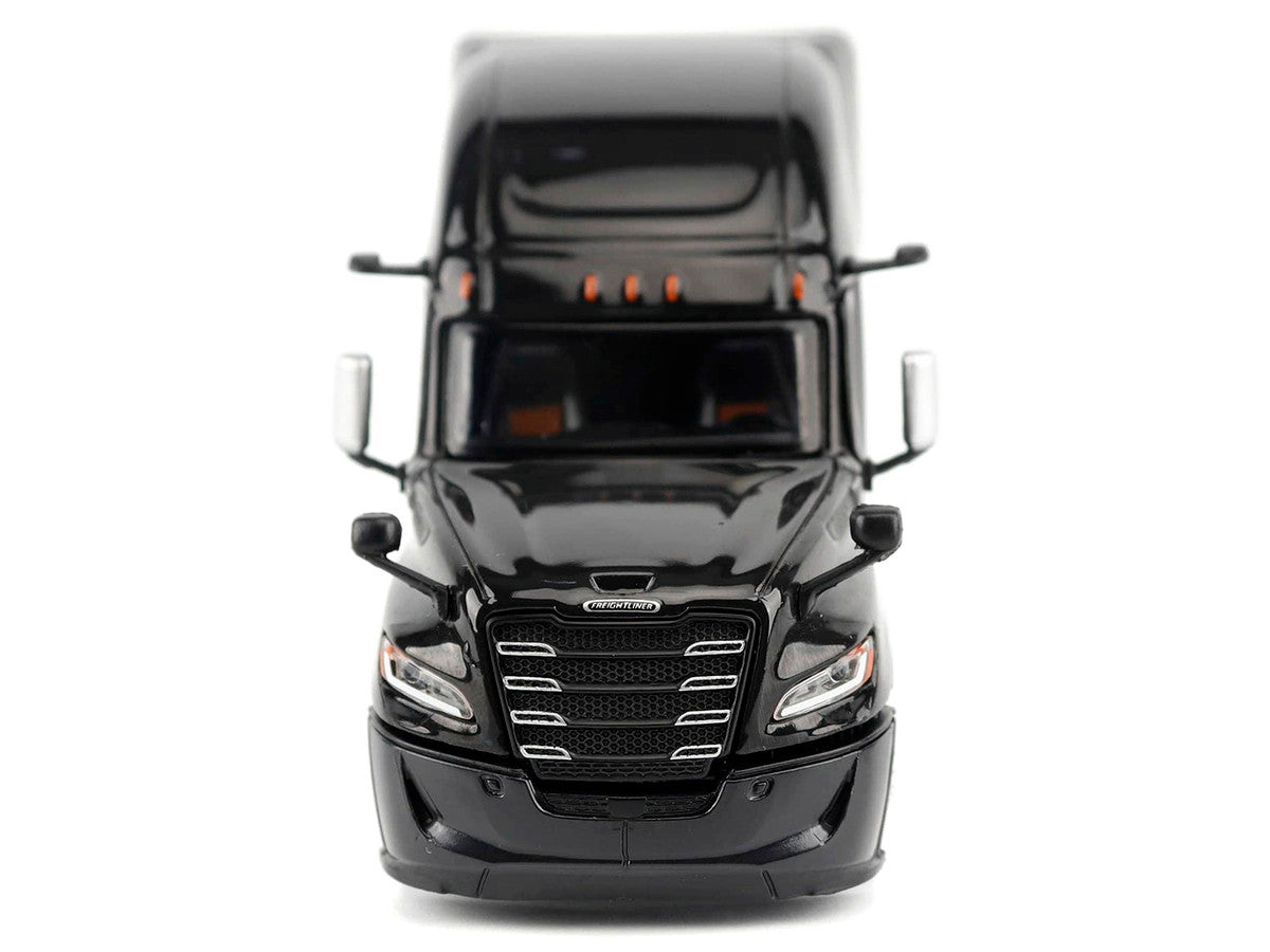 2025 Freightliner Cascadia Gen-5 Sleeper Cab Truck Tractor Night-Shift Black "Transport Series" 1/64 Diecast Model by Diecast Masters LuxuryLifeWay Online Store